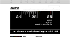 Desktop Screenshot of cresta-awards.com
